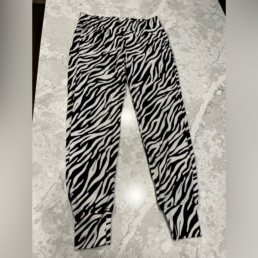Cabi zebra print joggers
